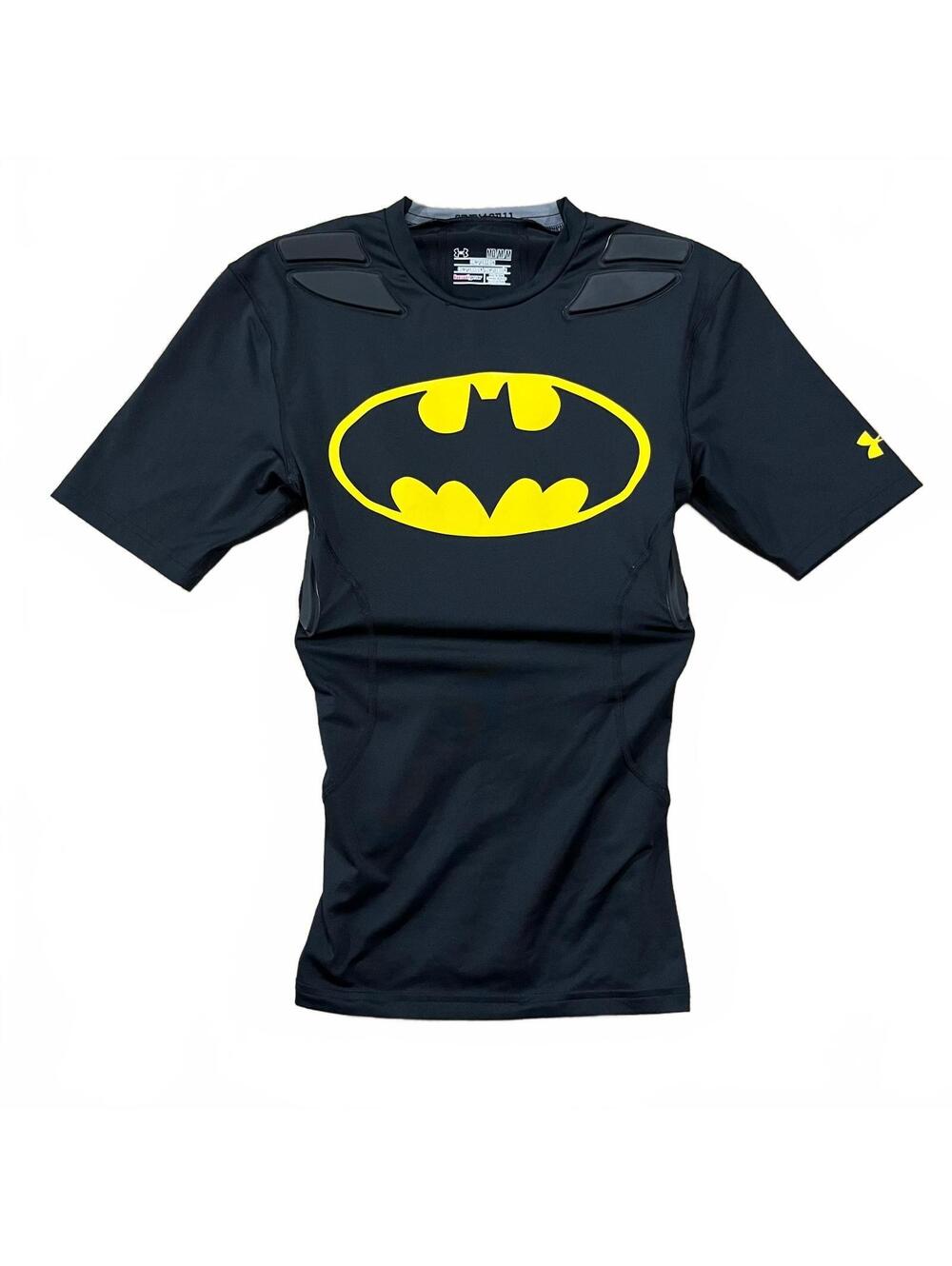 Under Armour Alter Ego Batman Padded Compression Shirt Black Size Medium